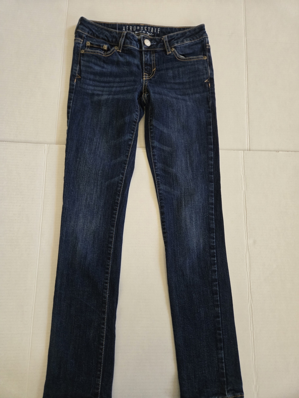 Aeropostale Women's Dark Indigo Skinny Jeans